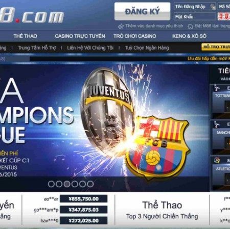 M88 nhà cái Casino & Cá cược bóng đá uy tín – Link vào M88.com